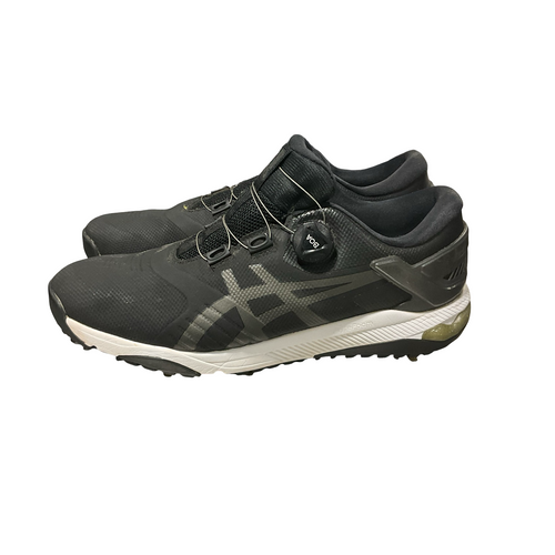 Vist Large View of Product Image Which is Used Asics Mens Golf Shoes Black Senior 11