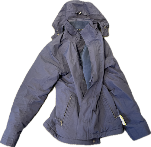 Vist Large View of Product Image Which is Used Lands End Outerwear Heavy Jacket M Navy Blue SM