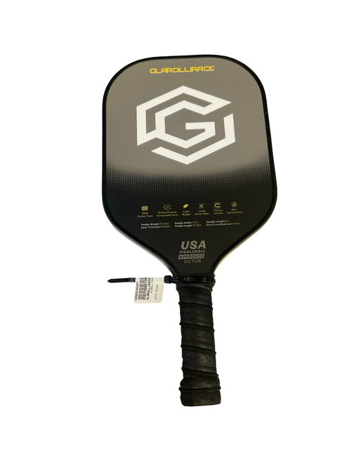 Vist Large View of Product Image Which is Used GLAROLLIRACE PICKLEBALL PADDLE Pickleball Racquet Black