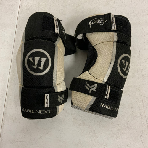 Vist Large View of Product Image Which is Used Warrior RABIL NEXT Lacrosse Arm Pads/Guards Black MD