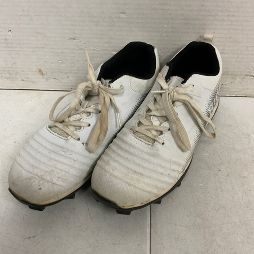 Vist Large View of Product Image Which is Used Riddell Adult FB Cleats White Senior 5.5