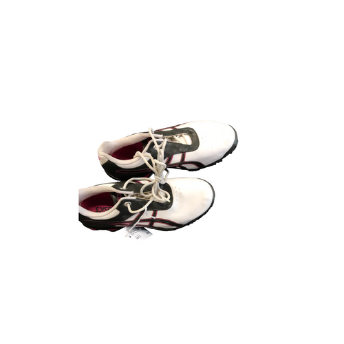 Vist Large View of Product Image Which is Used Asics Womens Golf Shoes White Senior 9