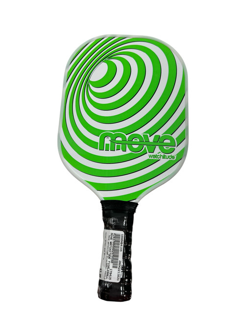 Vist Large View of Product Image Which is Used MOVE WATCHITUDE PICKLEBALL PADDLE Pickleball Racquet Green And White