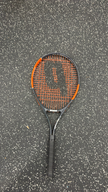 Vist Large View of Product Image Which is Used Prince THUNDER 110 Adult Tennis Racquet Navy Blue 4 1/8"