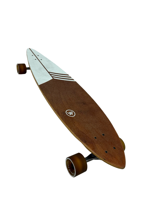 Vist Large View of Product Image Which is Used MAGNETO Pintail 40" Longboard / Complete Skateboard
