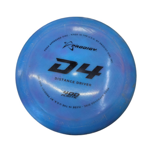 Vist Large View of Product Image Which is Used Prodigy D4 400 Disc Golf Driver Royal Blue