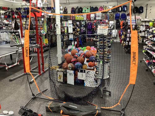 Vist Large View of Product Image Which is Used Bownet BOWNET HITTING NET BB/SB Pop-up Net Orange