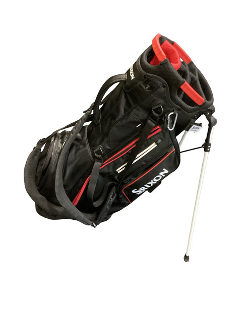 Vist Large View of Product Image Which is Used Srixon RED AND BLACK BAG Mens Stand Bag Black