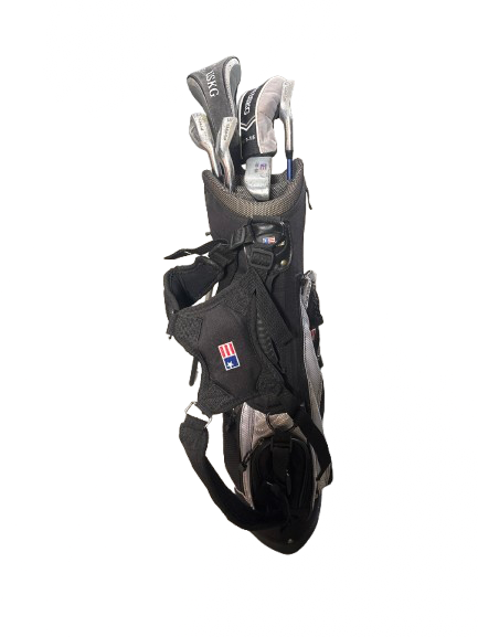 Vist Large View of Product Image Which is Used US Kids US KIDS GOLF SET 7 PC Jr Stand Bag Black