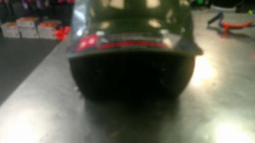 Vist Large View of Product Image Which is Used Under Armour HELMET Batting Helmet No Mask Green SM