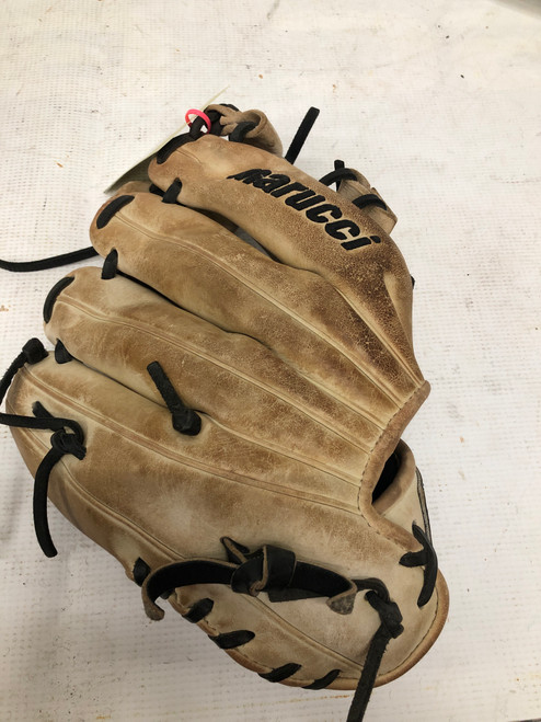 Vist Large View of Product Image Which is Used Marucci MG1150FP BB/SB Glove RH Throw Brown 11 1/2"