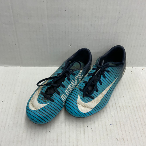Vist Large View of Product Image Which is Used Nike Soccer Cleats Royal Blue Youth 13.5