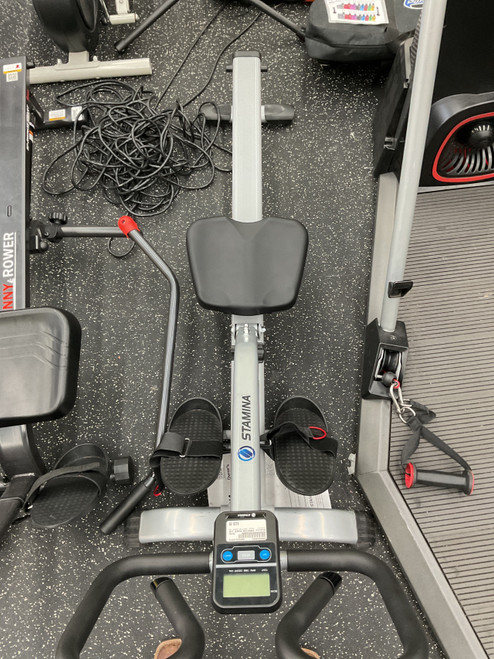 Vist Large View of Product Image Which is Used Stamina INMOTION ROWER 125 Rowing Machine