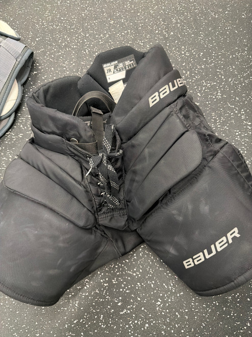 Vist Large View of Product Image Which is Used Bauer GSX Junior Goalie Pant Black XL