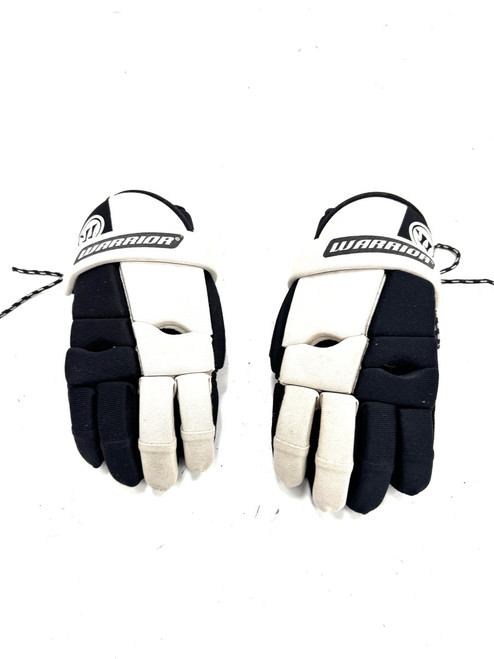 Vist Large View of Product Image Which is Used Warrior TEMPO Lacrosse Gloves Mens Black 13"