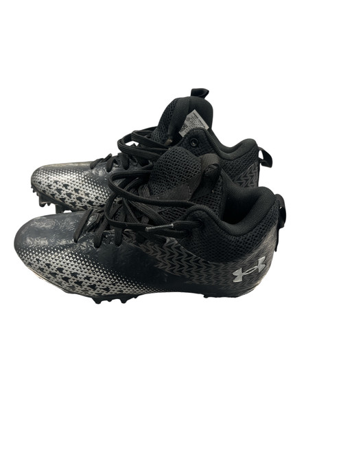 Vist Large View of Product Image Which is Used Under Armour Jr FB Cleats White Junior 02.5
