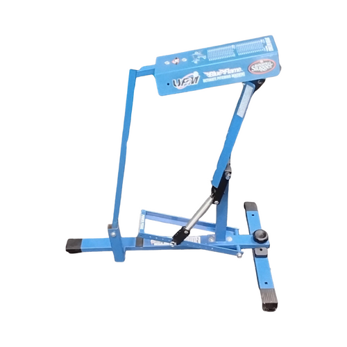 Vist Large View of Product Image Which is Used Louisville Slugger BLUE FLAME PITCHING MACHINE BB/SB Pitching Machine