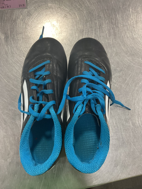 Vist Large View of Product Image Which is Used Adidas Soccer Cleats Black Junior 04.5