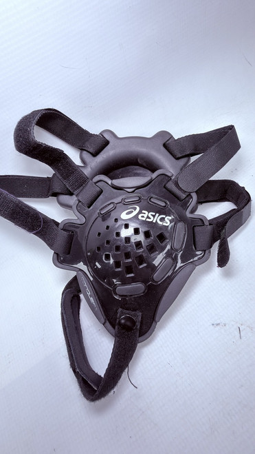Vist Large View of Product Image Which is Used Asics Wrestling Headgear Black