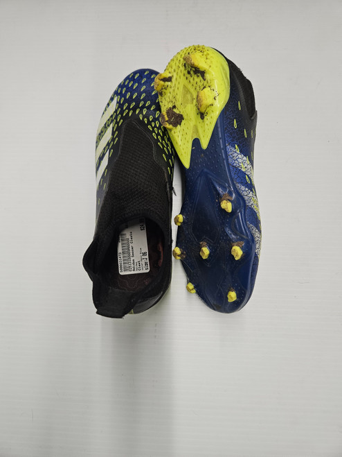 Vist Large View of Product Image Which is Used Adidas Soccer Cleats Navy Blue Junior 06