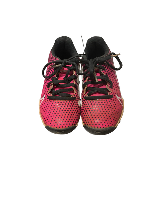 Vist Large View of Product Image Which is Used Nike HYPER DIAMOND 4 BB/SB Cleats Pink Junior 01