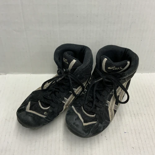 Vist Large View of Product Image Which is Used Asics Wrestling Shoes Black Junior 03