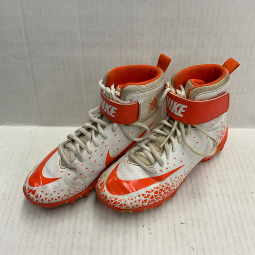 Vist Large View of Product Image Which is Used Nike Jr FB Cleats Orange Junior 02