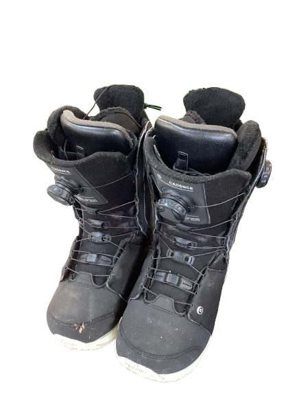 Vist Large View of Product Image Which is Used Salomon LUSH Womens Snowboard Only White 144 cm