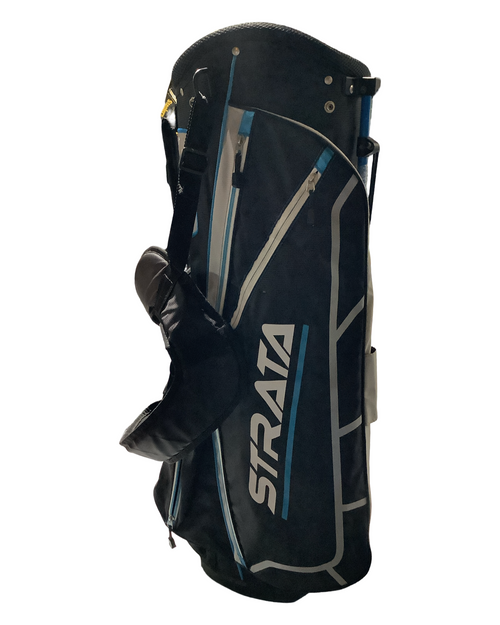Vist Large View of Product Image Which is Used Strata BAG Mens Stand Bag Black
