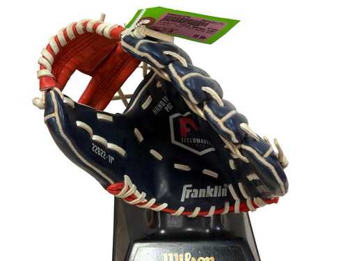 Vist Large View of Product Image Which is Used Franklin FIELD MASTER 22622 Junior Baseball Glove RH Throw Navy Blue 11"