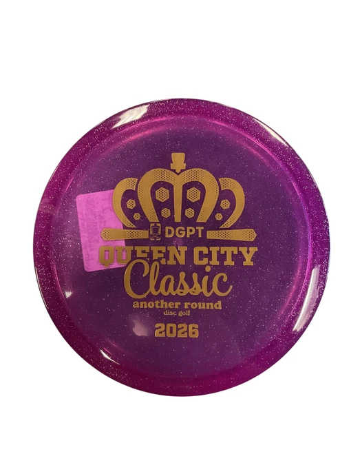 Vist Large View of Product Image Which is Used DGPT QUEEN CITY CLASSIC Disc Golf Mid Range Purple