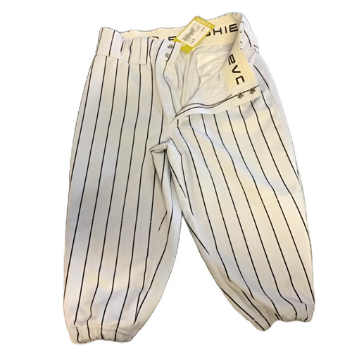 Vist Large View of Product Image Which is Used Evoshield Men's Salute Pinstripe Knicker Baseball Pant White SM