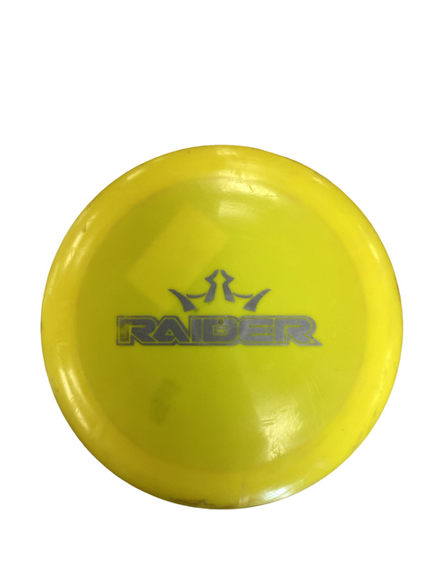 Vist Large View of Product Image Which is Used Dynamic Discs RAIDER Disc Golf Driver Yellow