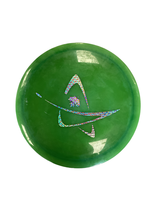 Vist Large View of Product Image Which is Used Prodigy DRIVER Disc Golf Driver Green