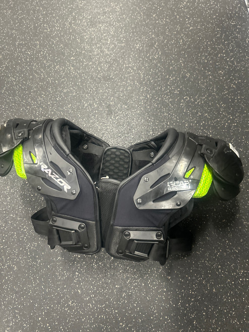 Vist Large View of Product Image Which is Used RAZOR SP FB Shoulder Pads Black LG