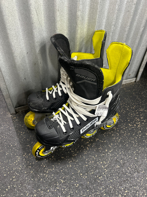 Vist Large View of Product Image Which is Used Bauer HI-LO Senior Aggressive Skates Black Senior 8