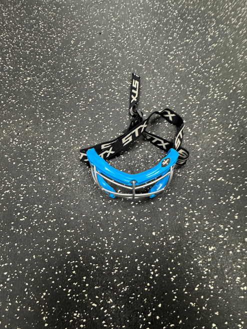 Vist Large View of Product Image Which is Used STX 2 SEE S Lacrosse Facial Protect Carolina Blue Youth