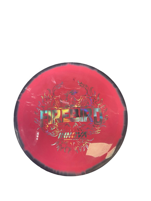 Vist Large View of Product Image Which is Used Innova HALO FIREBIRD Disc Golf Driver Pink 172g