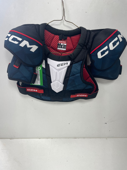 Vist Large View of Product Image Which is Used CCM NEXT Junior Shoulder Pads SM