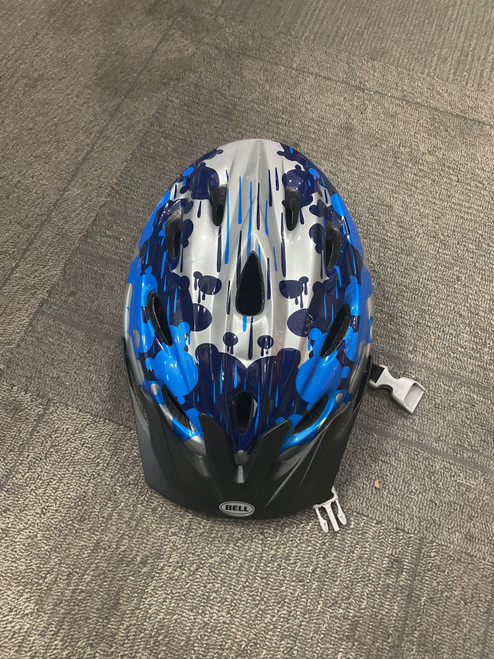 Vist Large View of Product Image Which is Used Bell Bike Helmet Royal Blue SM
