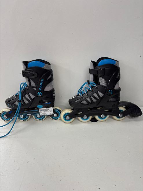 Vist Large View of Product Image Which is Used Capix FALCON ADJ 10Y-13Y Child Rec Fitness Skates Royal Blue Adjustable