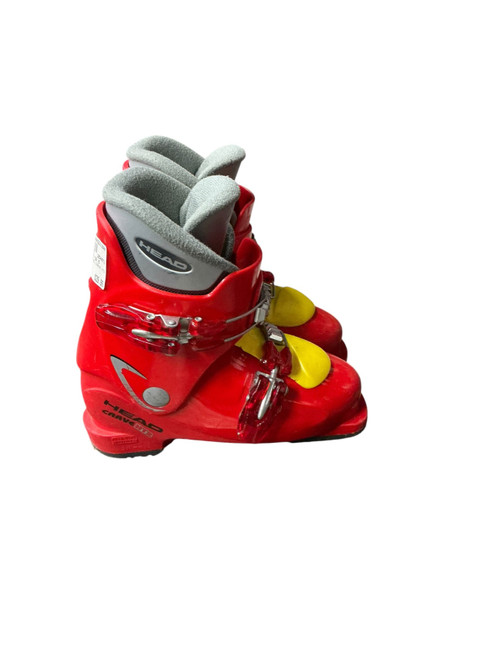Vist Large View of Product Image Which is Used Head CARVE HT2 Boys DH Ski Boot Red 195 MP - Y13