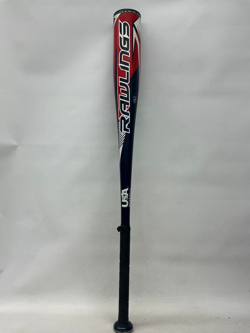 Vist Large View of Product Image Which is Used Rawlings USAWB8 FUEL BB/SB USA 2 5/8 Bat 29"