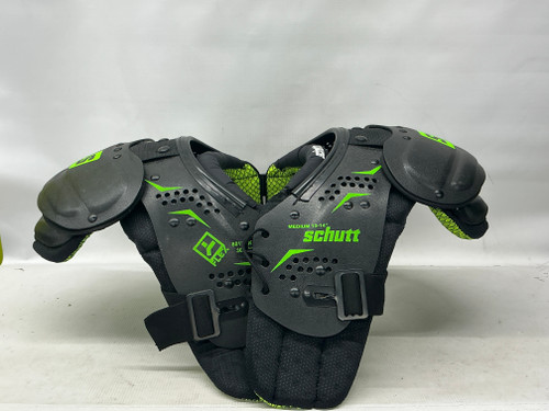 Vist Large View of Product Image Which is Used Schutt 80120004 Y FLEX FB Shoulder Pads Black MD
