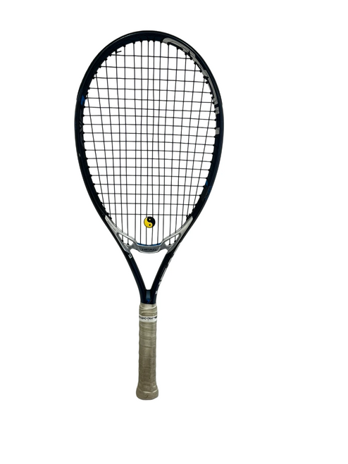 Vist Large View of Product Image Which is Used Head MGX7 4 1/4 Adult Tennis Racquet Black