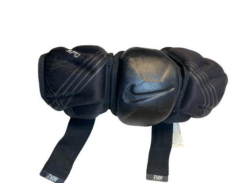 Vist Large View of Product Image Which is Used Nike APO Lacrosse Arm Pads/Guards Black MD