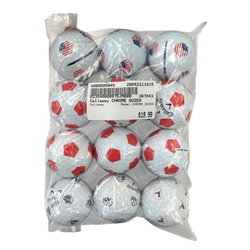 Vist Large View of Product Image Which is Used Callaway CHROME DOZEN 12 Pack - Golf Balls