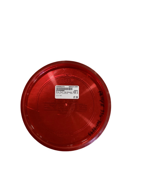 Vist Large View of Product Image Which is Used Disc Golf Warehouse ZONE 05 Disc Golf Driver Red