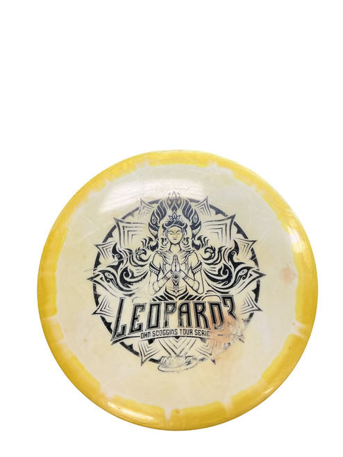 Vist Large View of Product Image Which is Used Innova LEOPARD SCOGGINS TOUR SERIES Disc Golf Driver Yellow