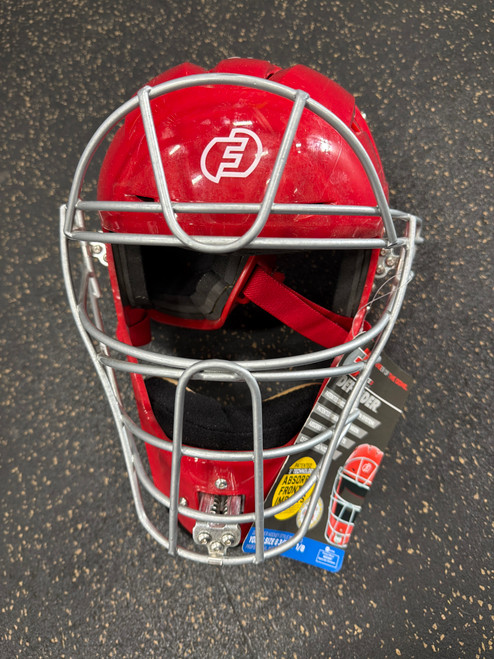 Vist Large View of Product Image Which is Used FORCE 3 CATCHERS MASK Catchers Helmet w/Mask Red MD